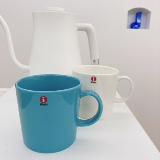 新品未使用 ティーマ マグカップ ターコイズ ホワイト イッタラ アラビア 廃盤