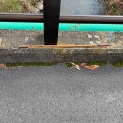 値下げ致しました❣️昔の竹竿の画像