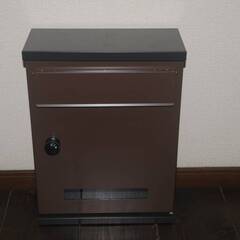 郵便ポスト 壁付け ユニソン ante アンテ 右開き ダイヤルキー ブラウン 未使用の画像