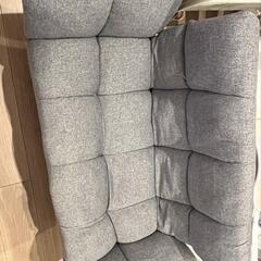 ニトリのソファー　カジュアルソファ(ポケットO GY)　2人掛けの画像