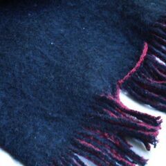 黒とえんじ リバーシブルマフラーの画像