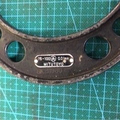 mitutoyo75-100mmマイクロメータ　M5の画像