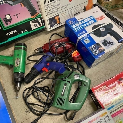 大量 電動工具 まとめ 21点 ドライバドリル かんな ドリル インパクトレンチ サンダ など まとめ