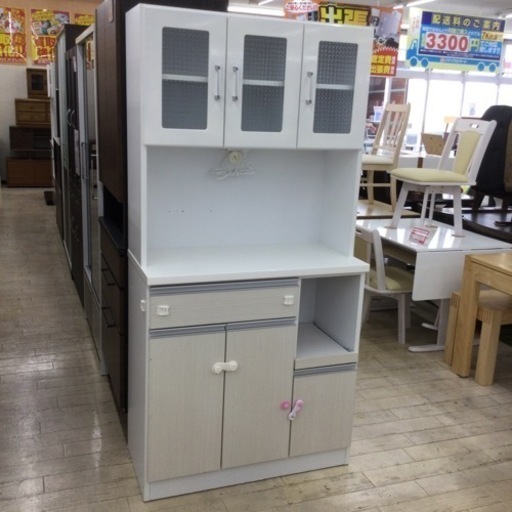 展示品・定価41万】LIXIL高級カップボード W1800（現行モデル/オリーブ