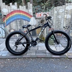 【2991】ファットバイク　26インチ　28,100円（防犯・税込）