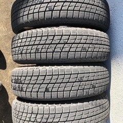 【値下げ♡美品】ブリヂストンスタッドレスタイヤホイール付き4本セット　軽自動車用155/65R13