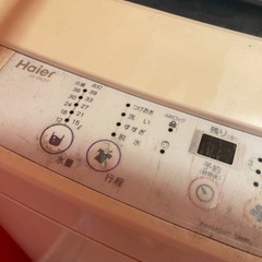 【1/13〜1/16引き取りのみ】洗濯機の画像