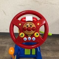 アンパンマン キッズドライバー 子ども用品 乗用玩具 おもちゃ 箱あり 動作確認済み 菊Eの画像