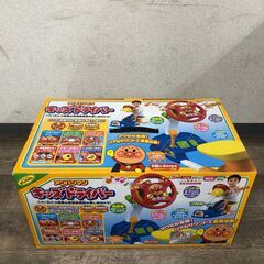アンパンマン キッズドライバー 子ども用品 乗用玩具 おもちゃ 箱あり 動作確認済み 菊Eの画像