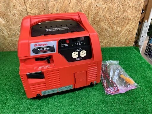 デンヨー　ポータブルガス発電機　GE-900B【中古美品】