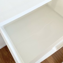 ワイドチェスト　収納チェスト　５段　ホワイト　衣装ラック　衣装ケース　タンスの画像