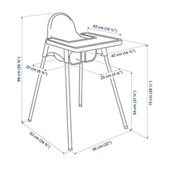 IKEA アンティロープ　ハイチェアの画像