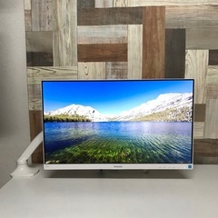 即日受渡❣️去年購入23.8型液晶モニター写真や動画が綺麗8000円