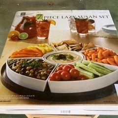 ● 食器のセット、7個セット、レイジースーザン、未使用品