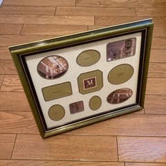 【未使用品】深緑のシックなフォトフレームの画像