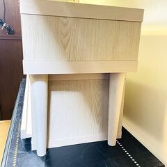 リサイクルストアスターズ城西店　テレビ台 収縮ボード 引き出し付き ナチュラルカラーの画像