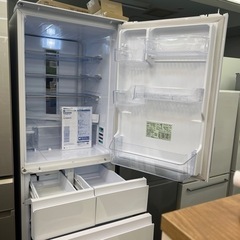 【配送・設置無料】★2020年製・美品★ シャープ/SHARP【 冷蔵庫 5ドア プラズマクラスター冷蔵庫 どっちもドア(両開き) 412L 】SJ-GW41F-Wの画像