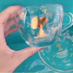 【3点セット】新品箱入り スヌーピーコーヒーカップ&ソーサーセット