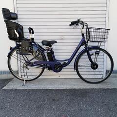 ☆前後タイヤ新古品☆ 26インチ 子乗せ付電動アシスト自転車 防...