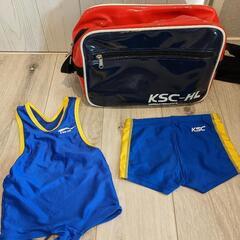 ミズノKSC-HLスイミングスクールバックと水着