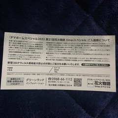 三井グリーンランド 12月24日 花火チケット2枚セットの画像