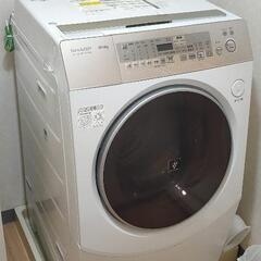 洗濯乾燥機 シャープES-V530-NL 中古
