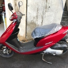 【売約済】Honda Dio AF68 赤　冬でも原付でおでかけ！の画像