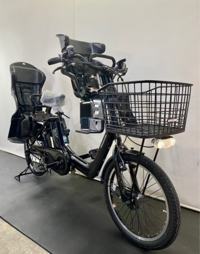 関東全域送料無料 業界最長保証付き 電動自転車　パナソニック　ギュットアニーズ　20インチ 3人乗り 8.9ah 黒