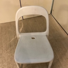 スツール白　IKEA