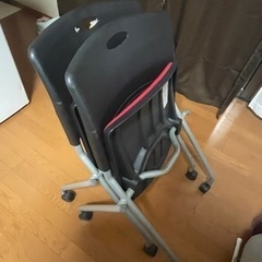 オフィスチェア スタックチェア 2脚セットの画像