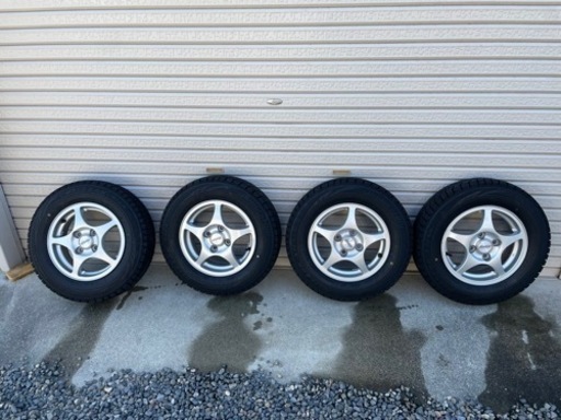 スタッドレス145/80-13R ブリザックＶＲＸ　ホイールセット