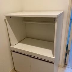 美品 食器棚 レンジ台 キッチン収納 18日取りに来ていただける方