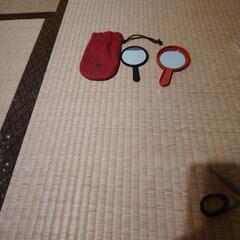 ミッキーデザインの手鏡の画像