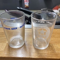 アサヒ、サッポロビールグラス一個30円中古の画像