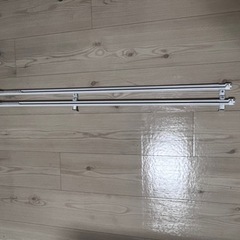 ニトリ　カーテンレール　ダブル　120-210
