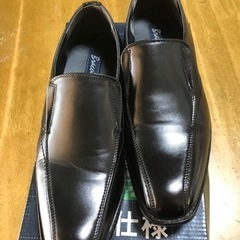 美品　ビジネスシューズ25.5センチ(ブラック)