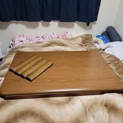【受渡者様決定】中古　家具調こたつテーブル　