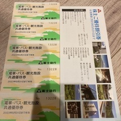 富士急行　株主ご優待割引券