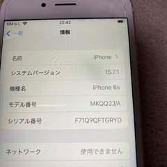 iPhone 6s ジャンク