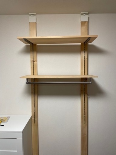 つっぱり棚　DIY 賃貸用　簡易棚　ラブリコ 2×4アジャスター