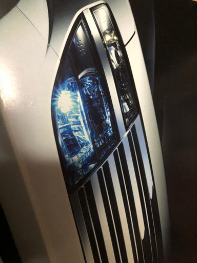 E51エルグランドライダーヘッドライトメッキガーニッシュ付き　運転席側