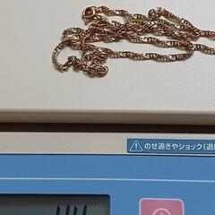 K18 750　スクリュータイプ　ネックレスの画像