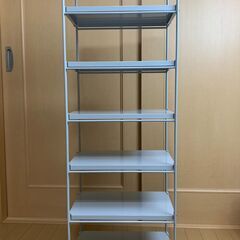 無印良品　スチールユニットシェルフ　細いタイプ