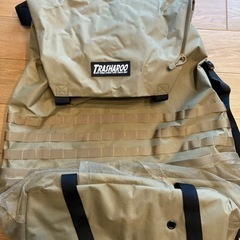 トラッシャルーバック　Trasharoo タンカラー　背面タイヤ