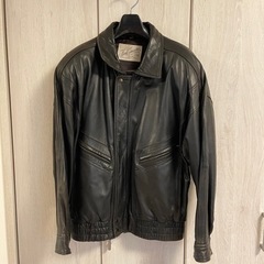 メンズ　皮ジャン　