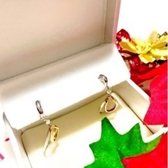 イヤリング　ゴールド&シルバー色の画像