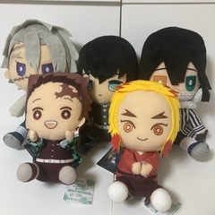 鬼滅の刃　ぬいぐるみ　セット