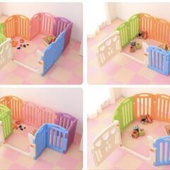 ベビーサークル　ドア付きの画像