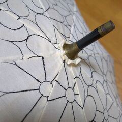 日傘/花の刺繍の画像