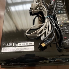 SHARP HDD/DVDレコーダー　の画像